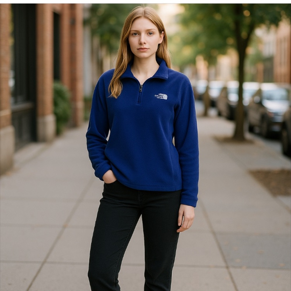 The North Face Fleece Cabincore Half-Front  Zip Up Jacket Size S